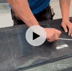 전문가가 보여주는 유리 절단