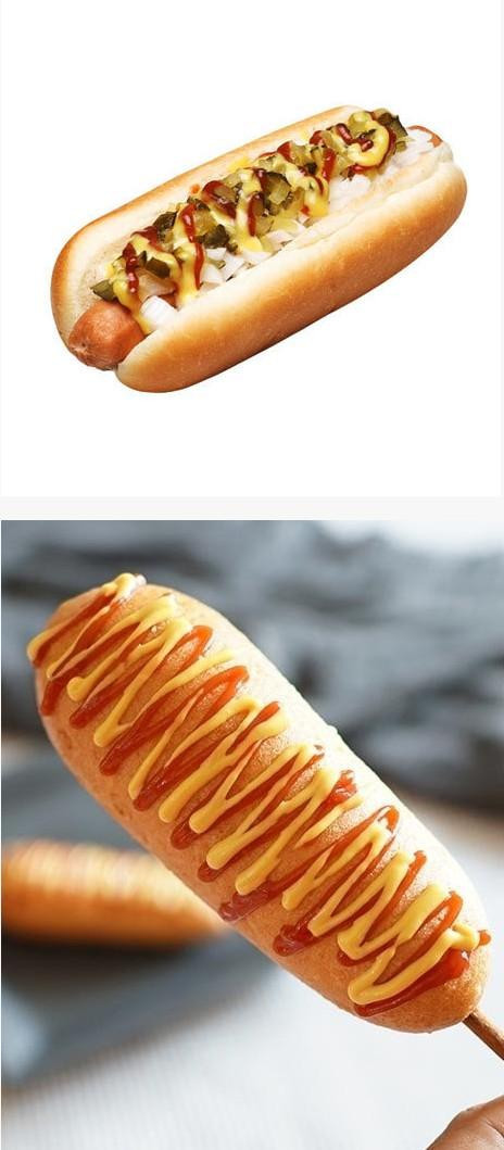 의외로 취향 차이 갈리는 핫도그 2개