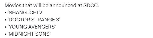 마블 차기작 라인업 공개